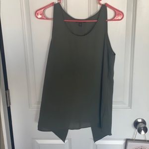 Express tank top. Jade Green.